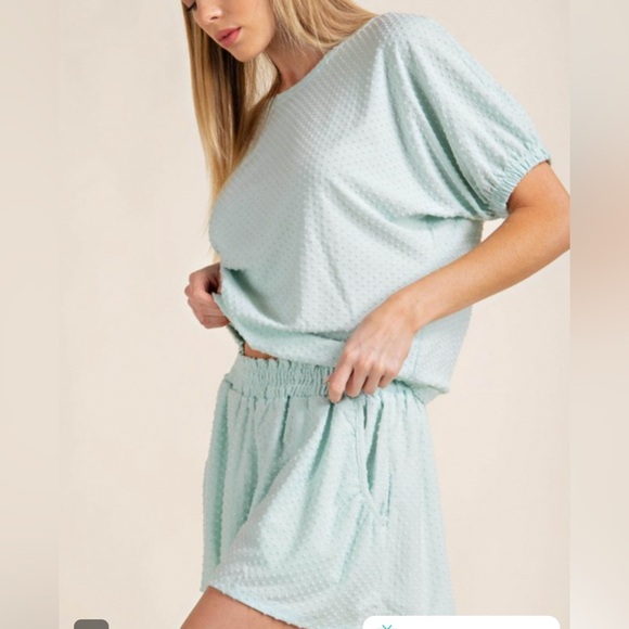 NWT- KORI SWISS DOT LOUNGE SET-SIZE M - Picture 2 of 10